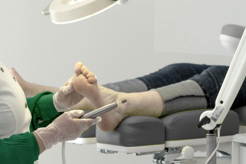 podolog i wrastający paznokieć